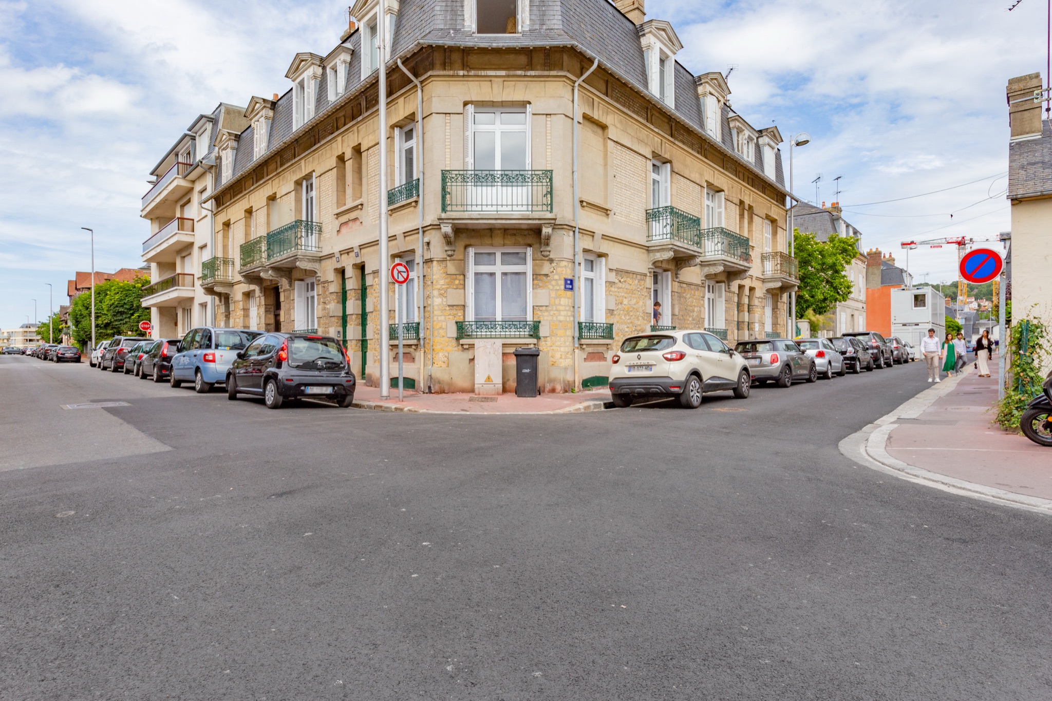 Façade de la Villa Laure de Deauville