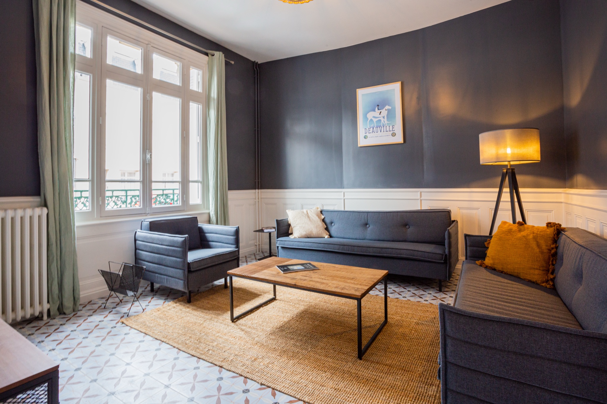 Le salon de lecture, Deauville