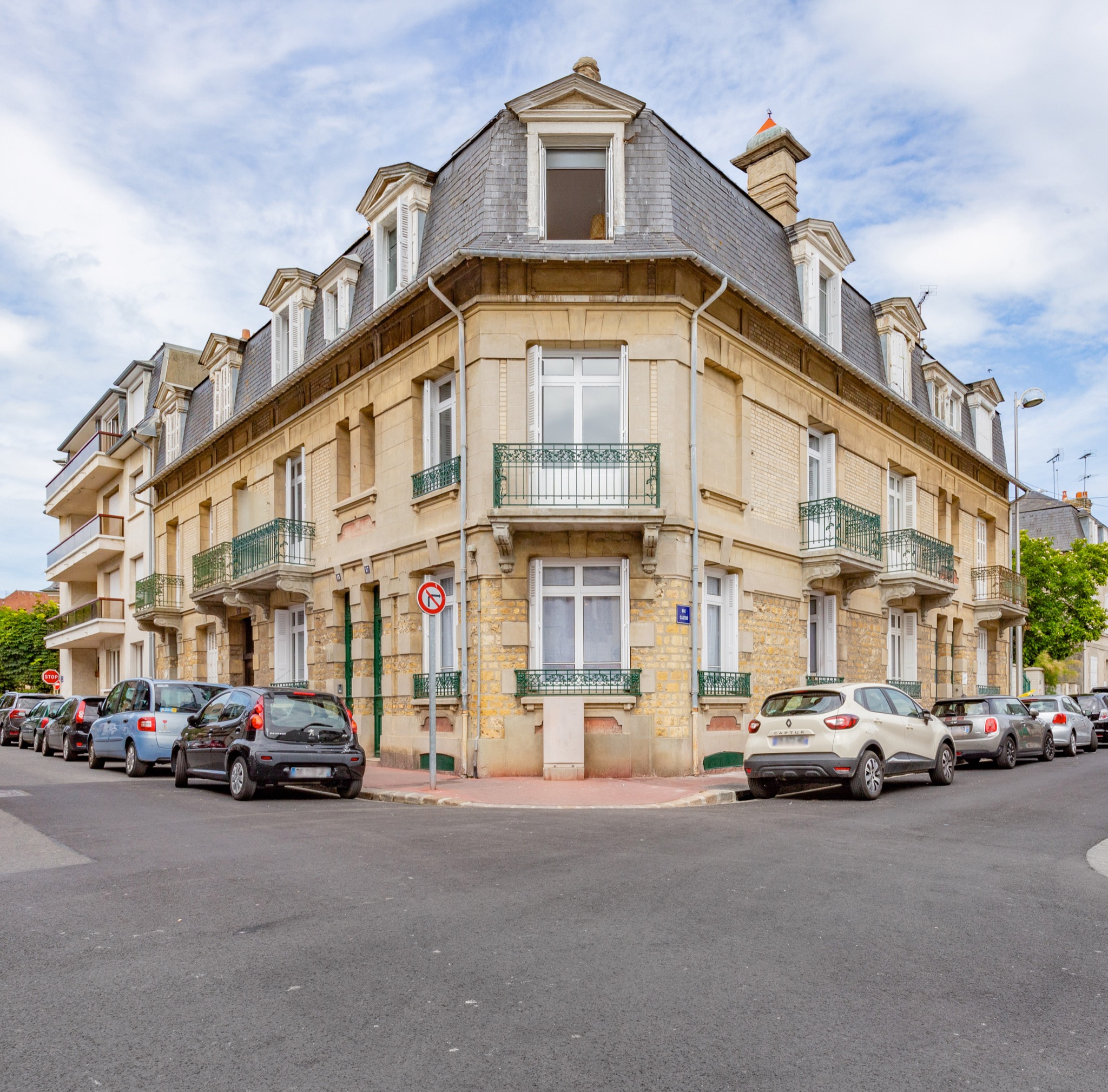 Villa Laure de Deauville, la façade sur rue