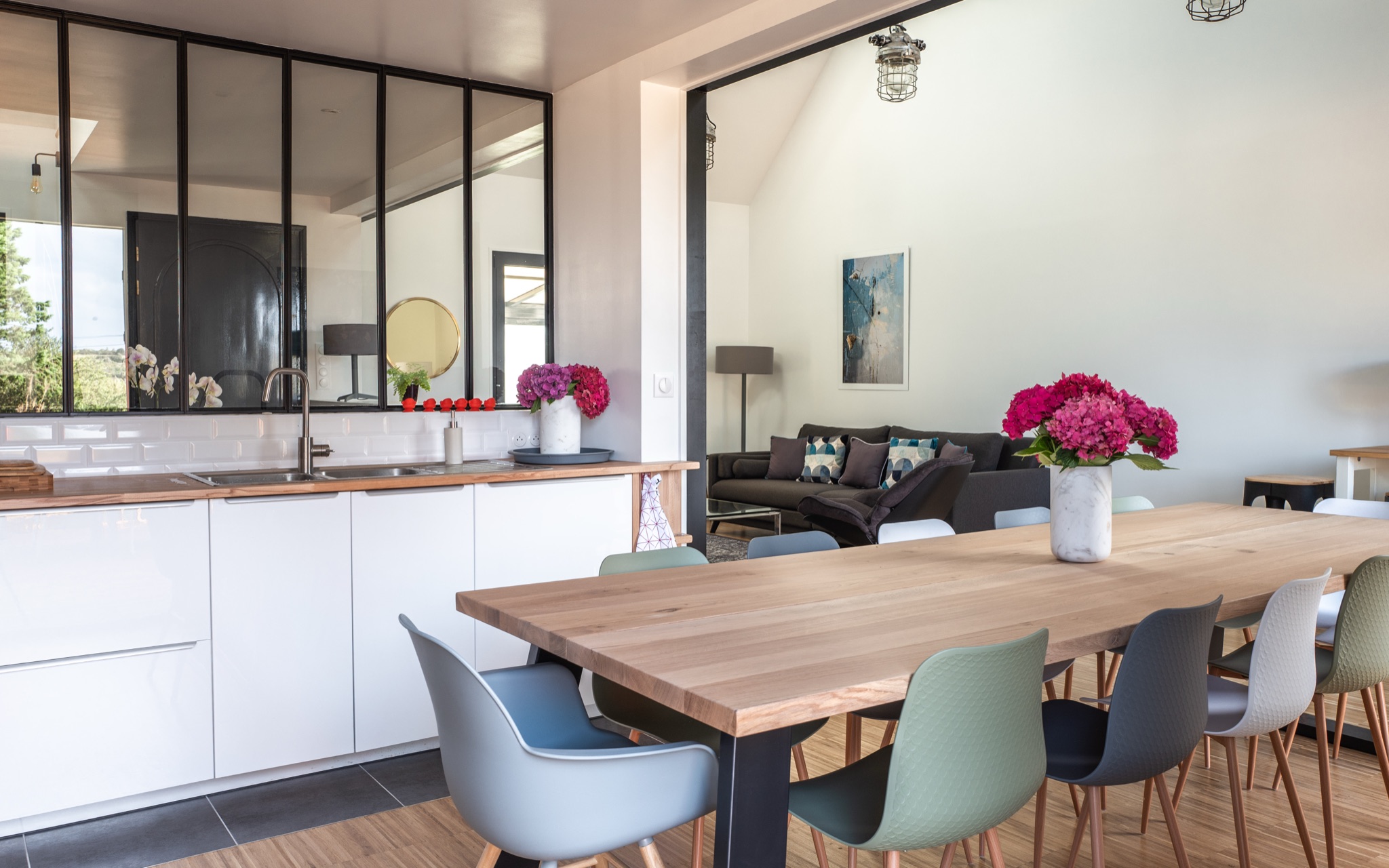 Kitchen and dining room